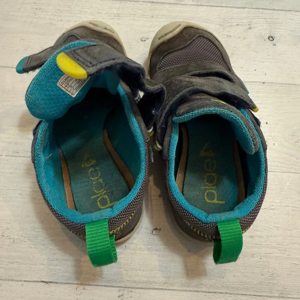 PLAE Ty toddler shoes grey little kids size 8